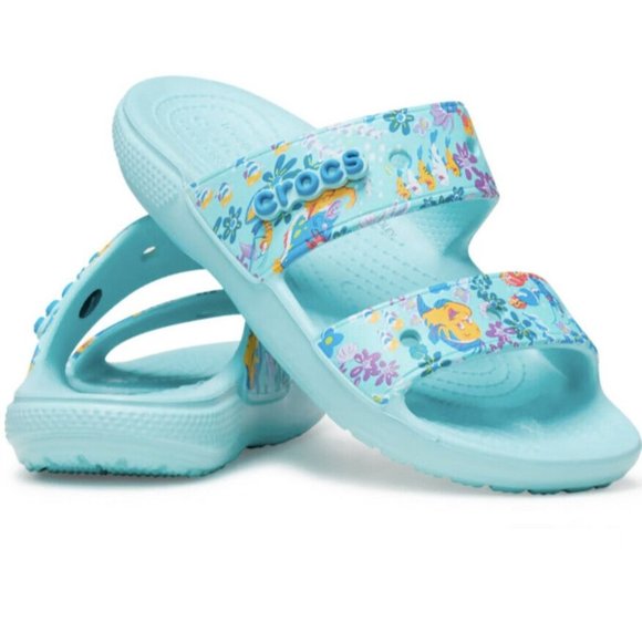 CROCS CLASSIC DISNEY X VERA BRADLEY LITTLE MERMAID SANDAL SIZE: M9W11 - Picture 2 of 5